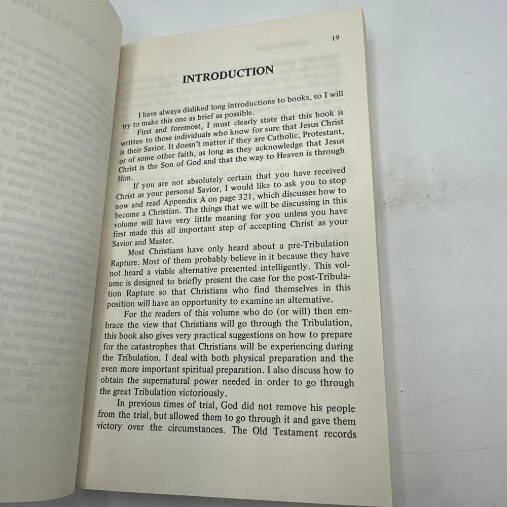 Christians Will Go Through the Tribulation:‎ And How to Prepare for It - PB 1980